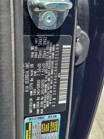 2024 Ebony Black Kia Telluride S FWD SUV