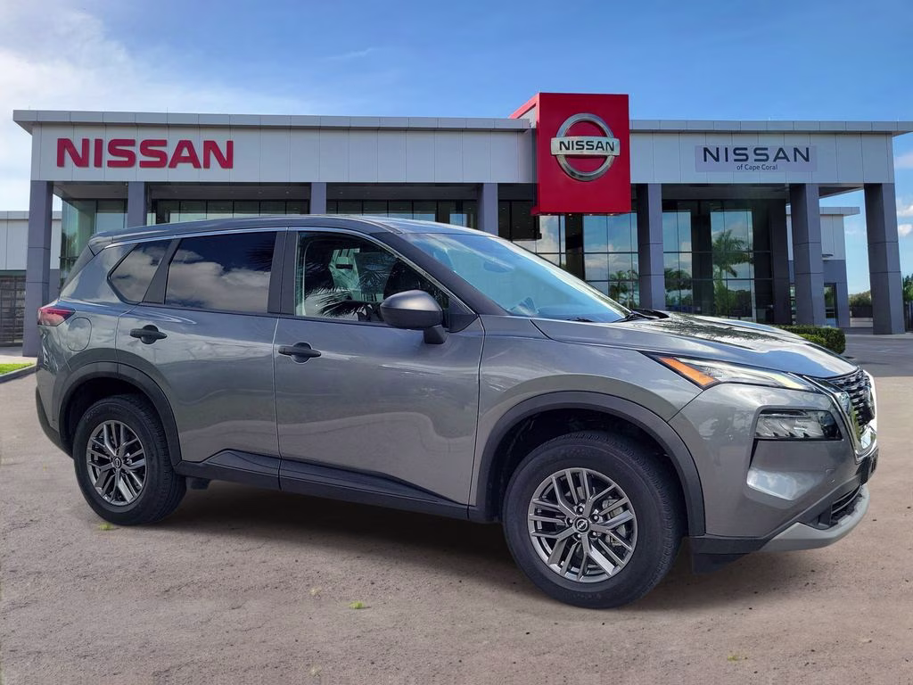 2023 Gun Metallic Nissan Rogue S AWD SUV