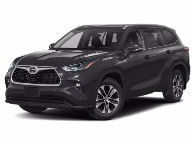 2023 Midnight Black Metallic Toyota Highlander XLE FWD SUV