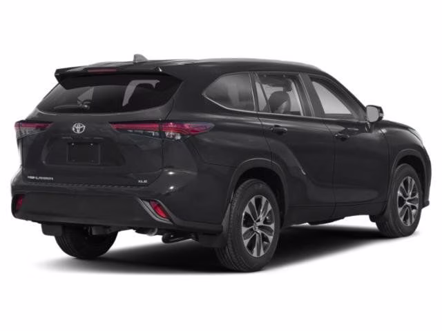 2023 Midnight Black Metallic Toyota Highlander XLE FWD SUV