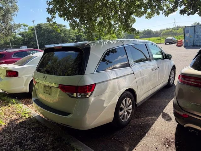 2016 White Diamond Pearl Honda Odyssey EX-L FWD Van