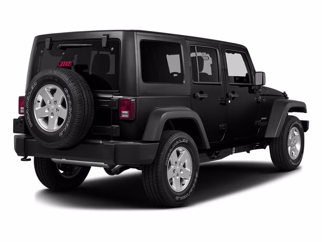 2016 Black Clearcoat Jeep Wrangler Unlimited Sport 4X4 SUV