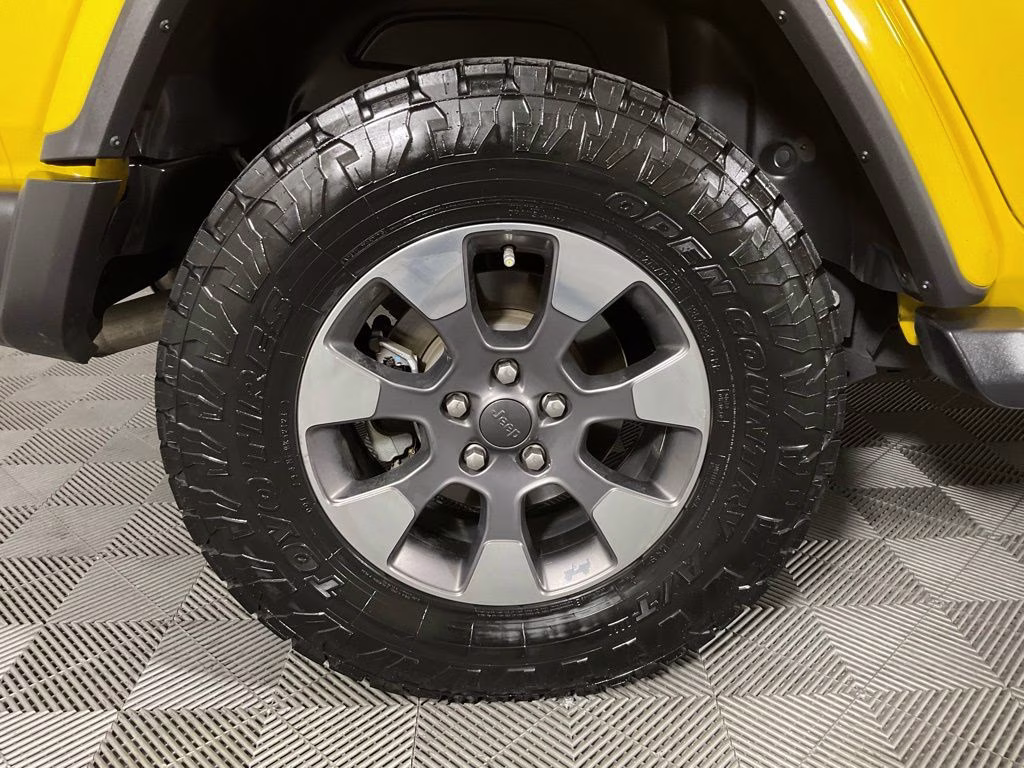 2020 Baja Yellow Clearcoat Jeep Wrangler Unlimited Sahara 4X4 SUV