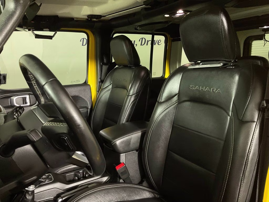 2020 Baja Yellow Clearcoat Jeep Wrangler Unlimited Sahara 4X4 SUV