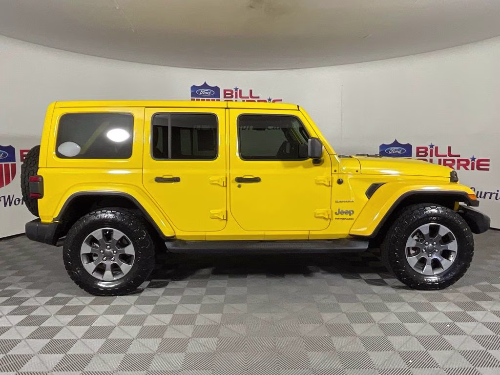 2020 Baja Yellow Clearcoat Jeep Wrangler Unlimited Sahara 4X4 SUV