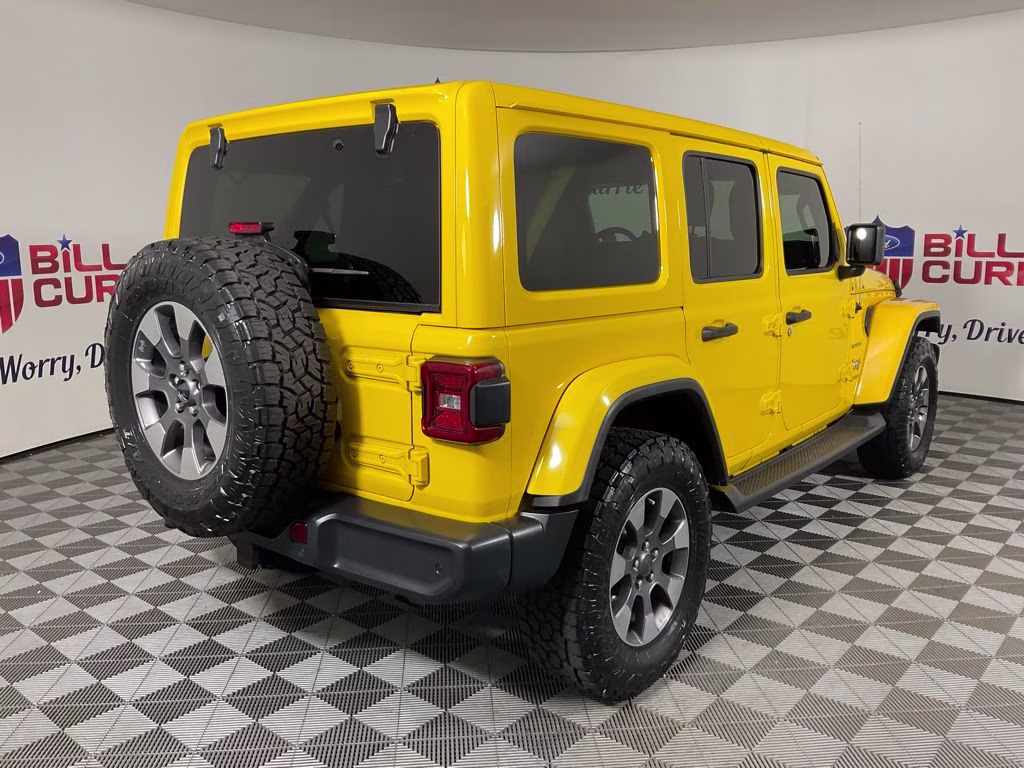 2020 Baja Yellow Clearcoat Jeep Wrangler Unlimited Sahara 4X4 SUV