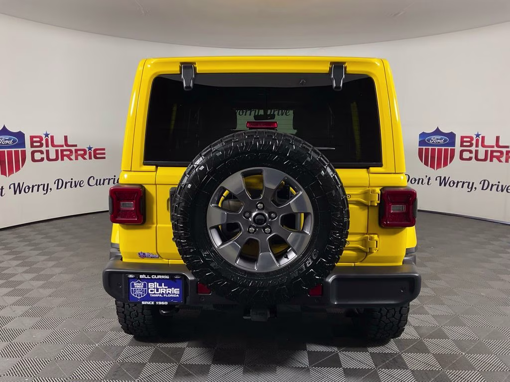 2020 Baja Yellow Clearcoat Jeep Wrangler Unlimited Sahara 4X4 SUV