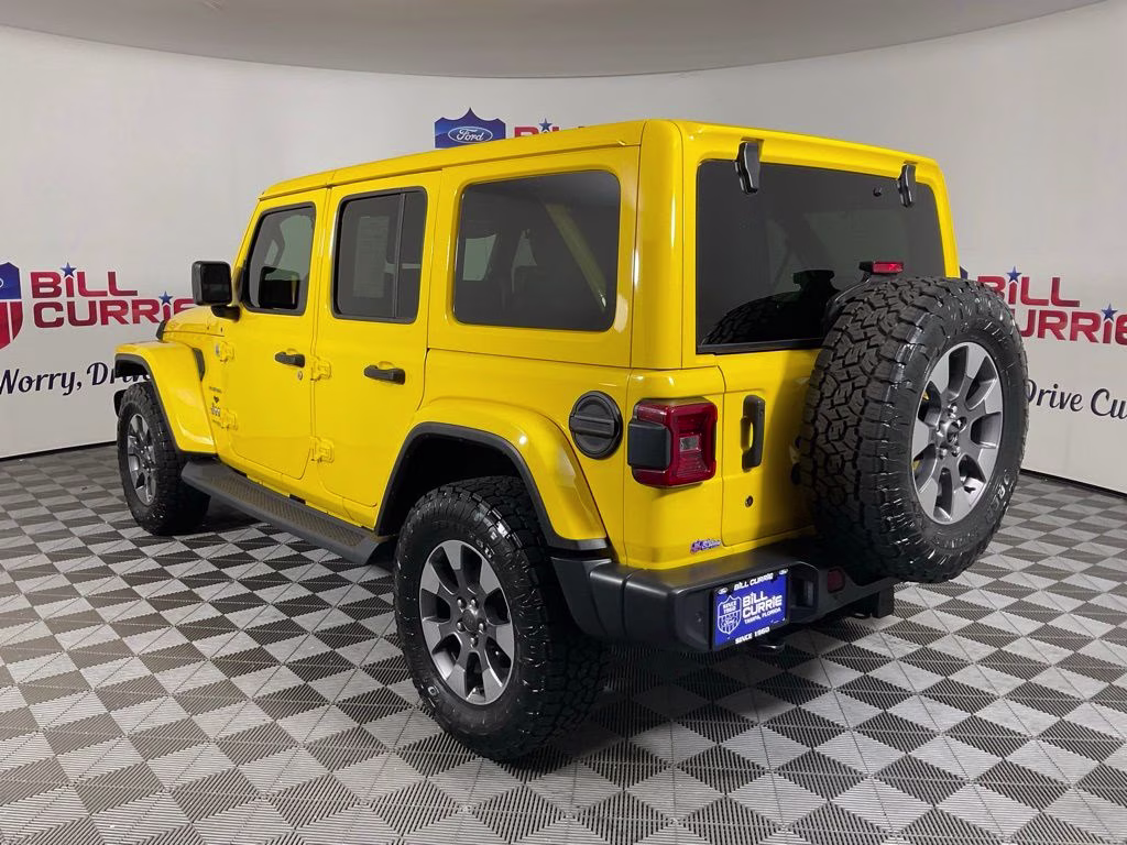 2020 Baja Yellow Clearcoat Jeep Wrangler Unlimited Sahara 4X4 SUV