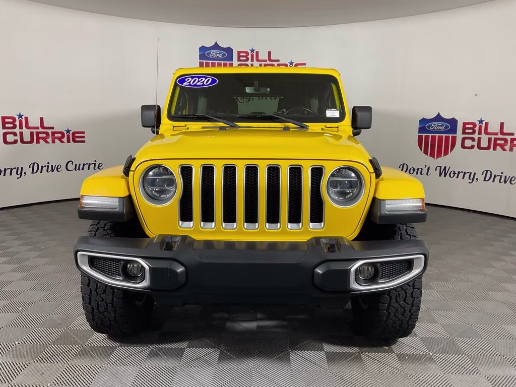 2020 Baja Yellow Clearcoat Jeep Wrangler Unlimited Sahara 4X4 SUV