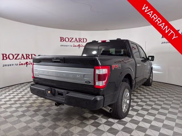 2022 Black Metallic Ford F-150 Platinum 4X4 Truck