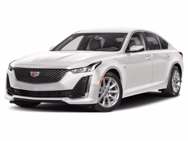 2023 Crystal White Cadillac CT5 Premium Luxury RWD Sedan
