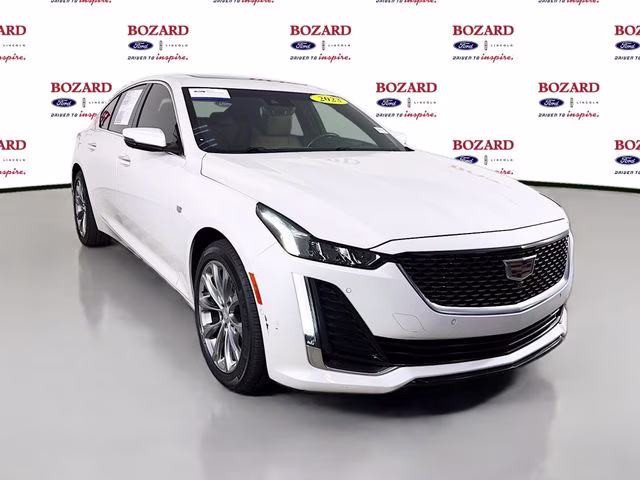 2023 Crystal White Cadillac CT5 Premium Luxury RWD Sedan