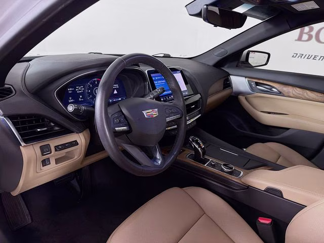 2023 Crystal White Cadillac CT5 Premium Luxury RWD Sedan