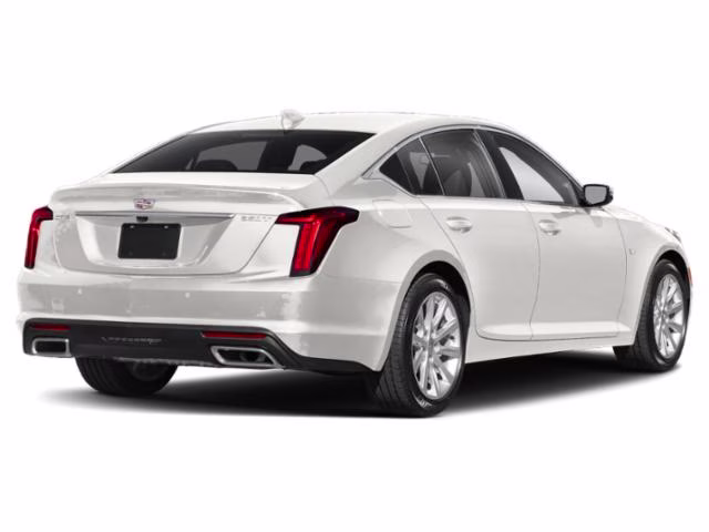 2023 Crystal White Cadillac CT5 Premium Luxury RWD Sedan