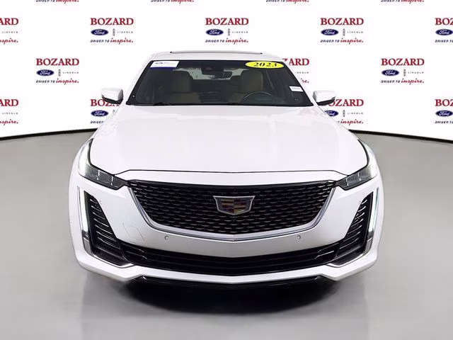 2023 Crystal White Cadillac CT5 Premium Luxury RWD Sedan