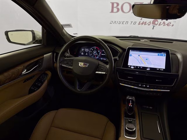 2023 Crystal White Cadillac CT5 Premium Luxury RWD Sedan
