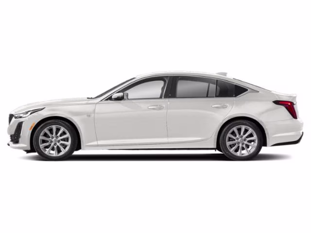 2023 Crystal White Cadillac CT5 Premium Luxury RWD Sedan