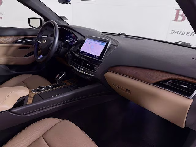 2023 Crystal White Cadillac CT5 Premium Luxury RWD Sedan
