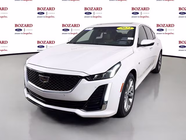 2023 Crystal White Cadillac CT5 Premium Luxury RWD Sedan