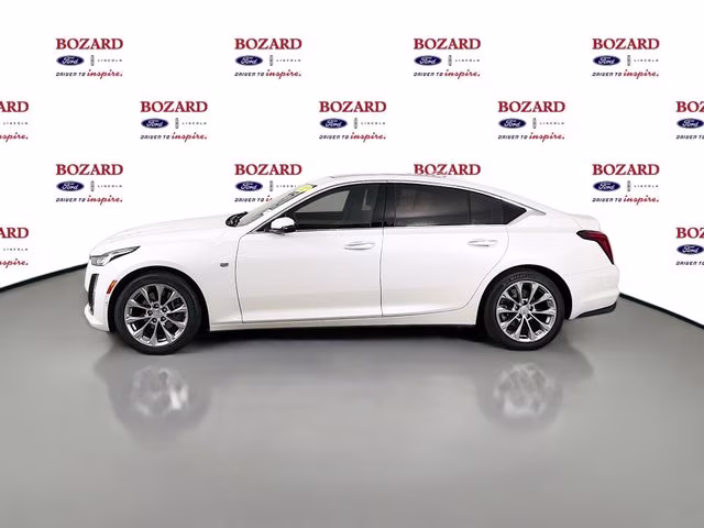 2023 Crystal White Cadillac CT5 Premium Luxury RWD Sedan