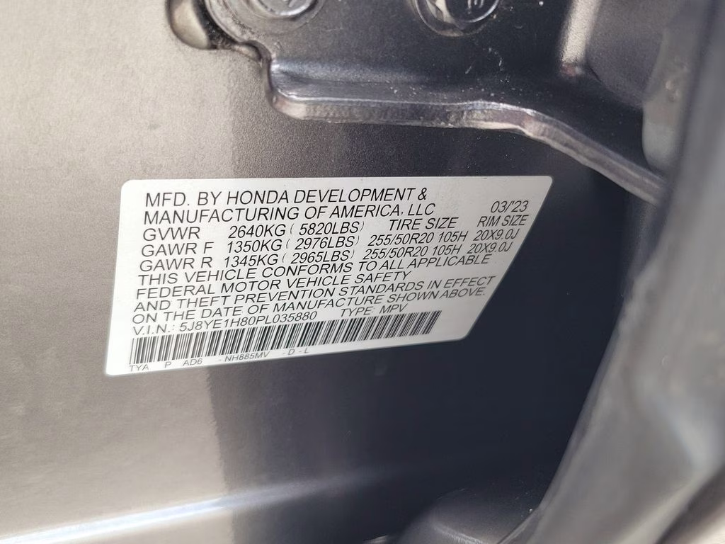 2023 Liquid Carbon Metallic Acura MDX w/Advance Package AWD SUV