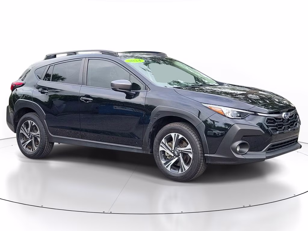 2024 Crystal Black Silica Subaru Crosstrek Premium AWD SUV