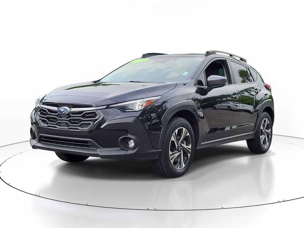 2024 Crystal Black Silica Subaru Crosstrek Premium AWD SUV