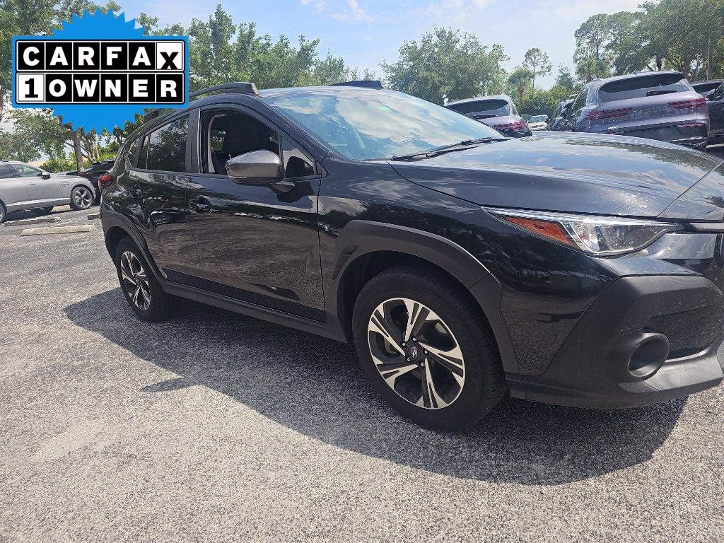 2024 Crystal Black Silica Subaru Crosstrek Premium AWD SUV