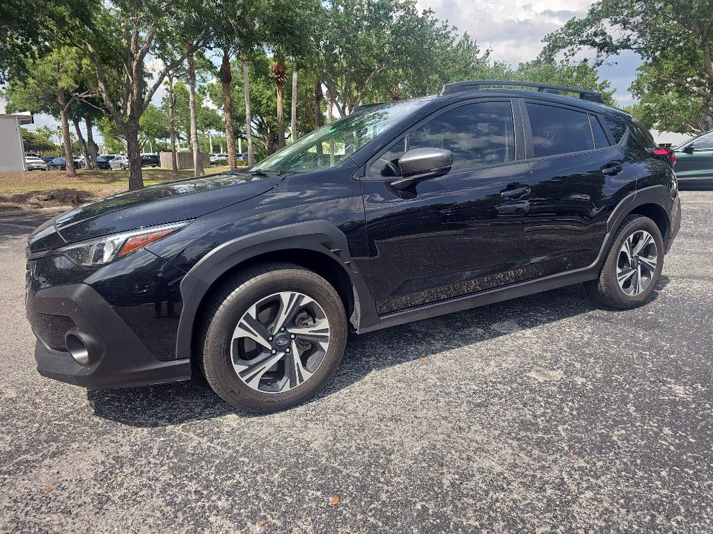 2024 Crystal Black Silica Subaru Crosstrek Premium AWD SUV