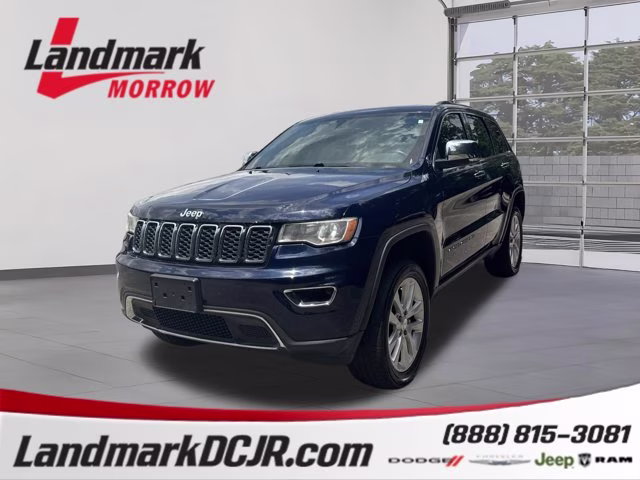 2017 True Blue Pearlcoat Jeep Grand Cherokee Limited 4X4 SUV
