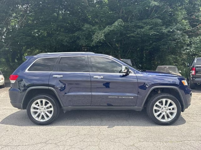 2017 True Blue Pearlcoat Jeep Grand Cherokee Limited 4X4 SUV