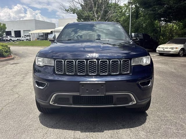 2017 True Blue Pearlcoat Jeep Grand Cherokee Limited 4X4 SUV