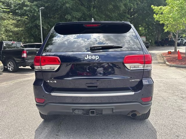 2017 True Blue Pearlcoat Jeep Grand Cherokee Limited 4X4 SUV