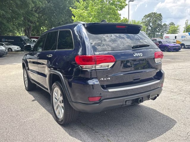 2017 True Blue Pearlcoat Jeep Grand Cherokee Limited 4X4 SUV