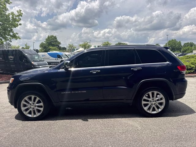 2017 True Blue Pearlcoat Jeep Grand Cherokee Limited 4X4 SUV