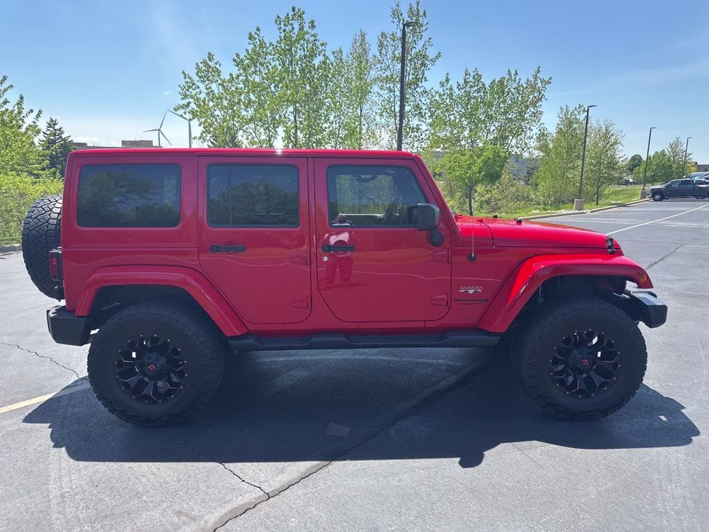 2018 Firecracker Red Clearcoat Jeep Wrangler JK Unlimited Sahara 4X4 SUV