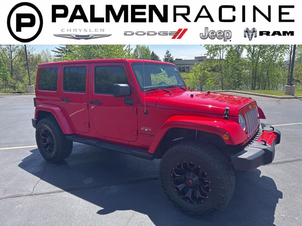 2018 Firecracker Red Clearcoat Jeep Wrangler JK Unlimited Sahara 4X4 SUV