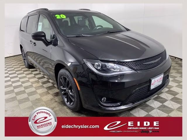 2020 Brilliant Black Crystal Pearlcoat Chrysler Pacifica Launch Edition AWD Van