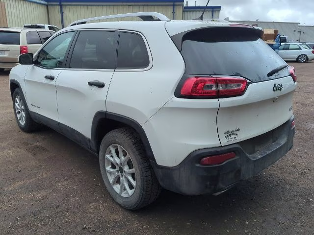 2018 Bright White Clearcoat Jeep Cherokee Latitude 4X4 SUV