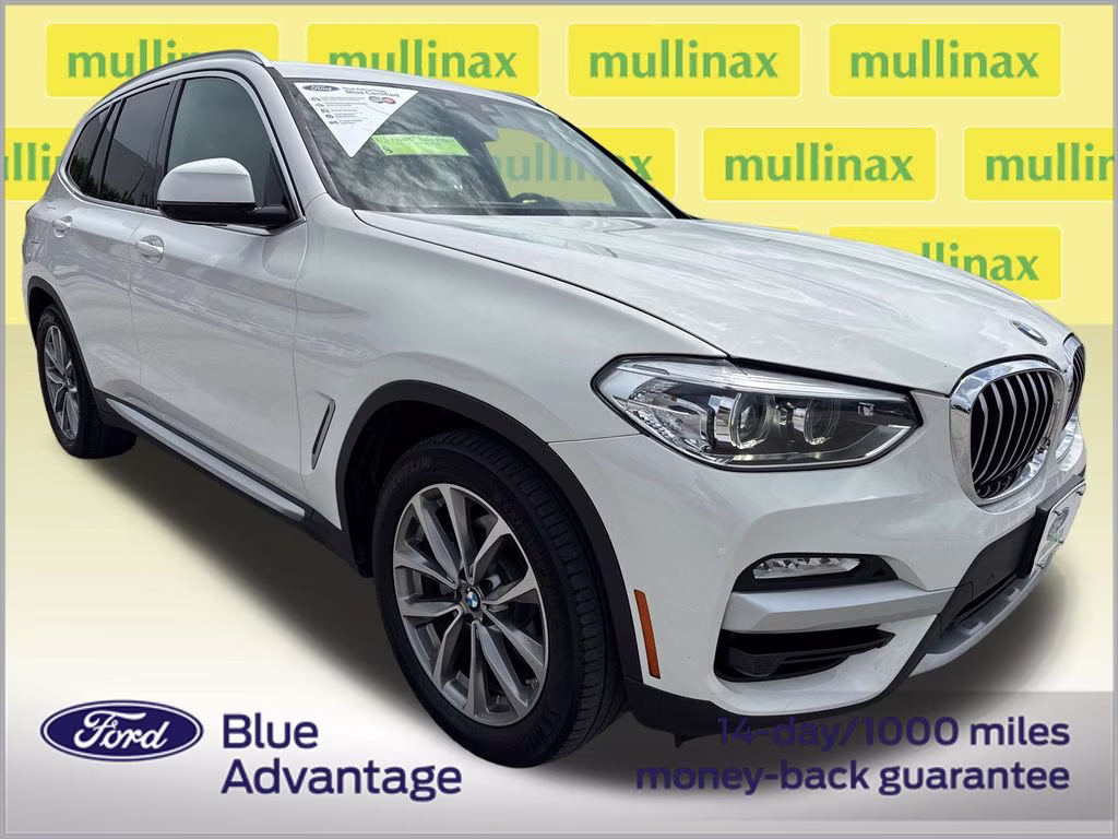 2019 Alpine White BMW X3 xDrive30i AWD SUV