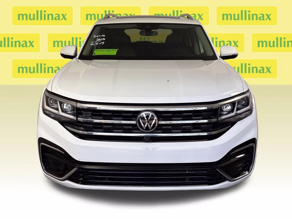 2022 Pure White Volkswagen Atlas 3.6L V6 SEL Premium R-Line AWD SUV