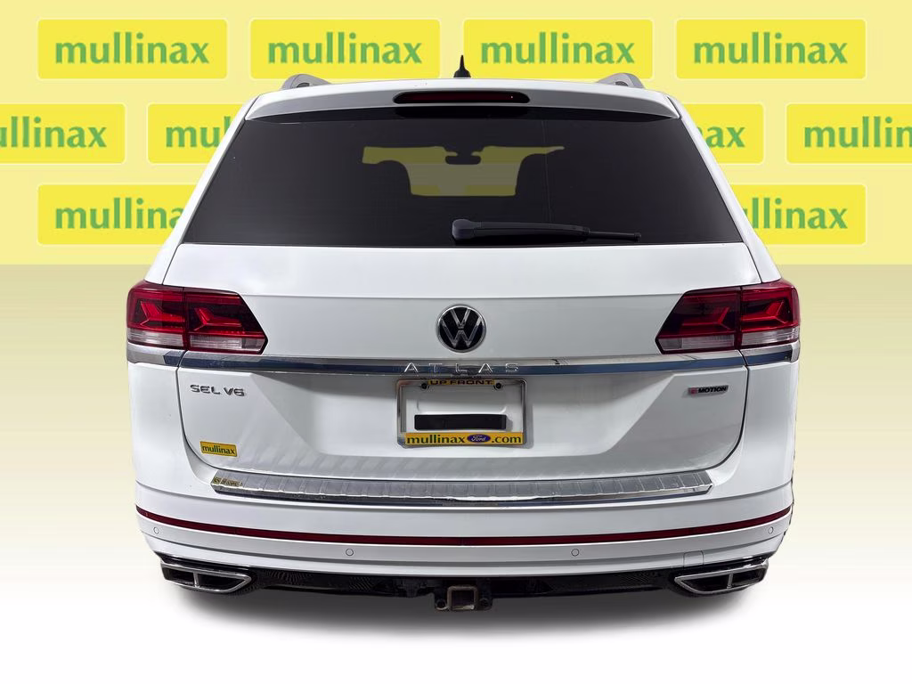 2022 Pure White Volkswagen Atlas 3.6L V6 SEL Premium R-Line AWD SUV