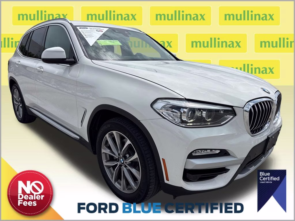 2019 Alpine White BMW X3 xDrive30i AWD SUV