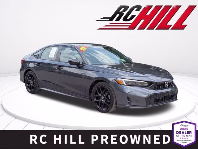 2025 Urban Gray Pearl Honda Civic Sport FWD Sedan