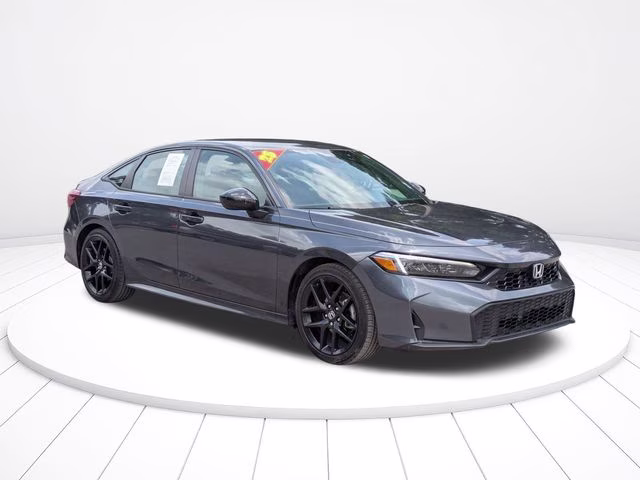 2025 Urban Gray Pearl Honda Civic Sport FWD Sedan