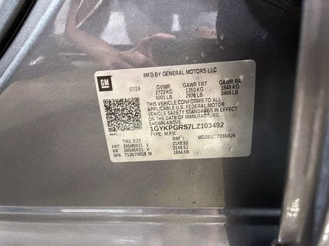2020 Satin Steel Metallic Cadillac XT6 Sport AWD SUV