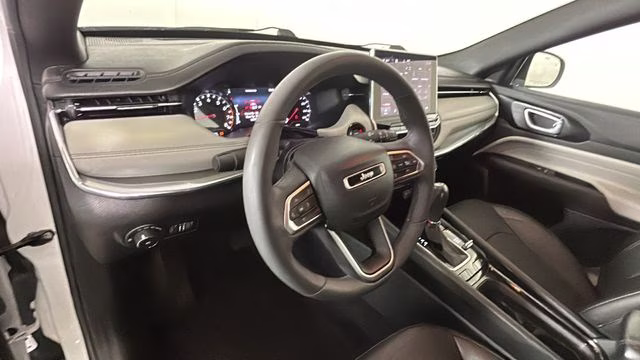 2023 Bright White Clearcoat Jeep Compass Limited 4X4 SUV