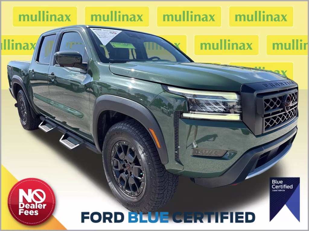2023 Tactical Green Metallic Nissan Frontier PRO-X RWD Truck