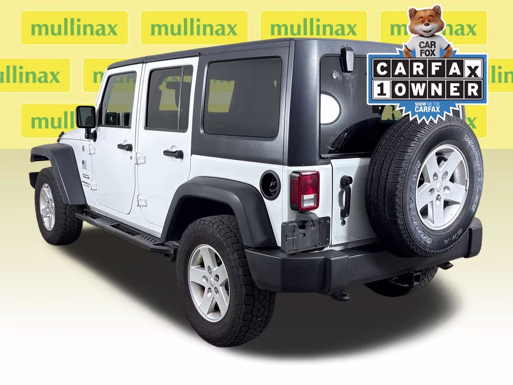 2017 Bright White Clearcoat Jeep Wrangler Unlimited Sport 4X4 SUV