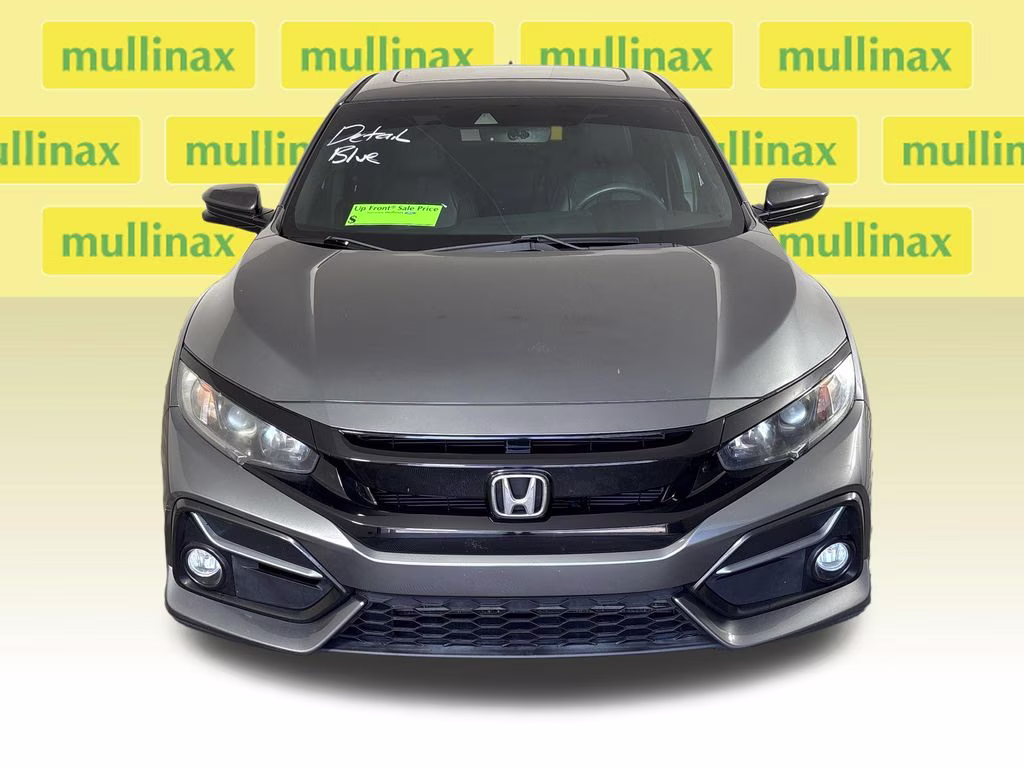 2020 Polished Metal Metallic Honda Civic EX-L FWD Hatchback